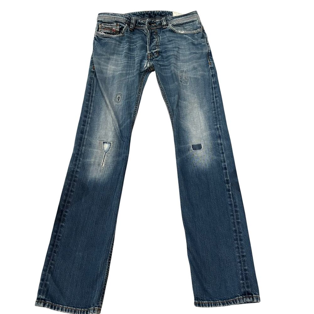 Vintage Diesel Safado 008SX Selvedge Jeans Faded Distressed Repaired 30 [31x32]